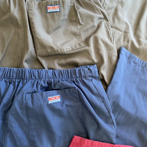 Bundle of 4 Cherokee Workwear uniform/scrub pants - Picture 4 of 10